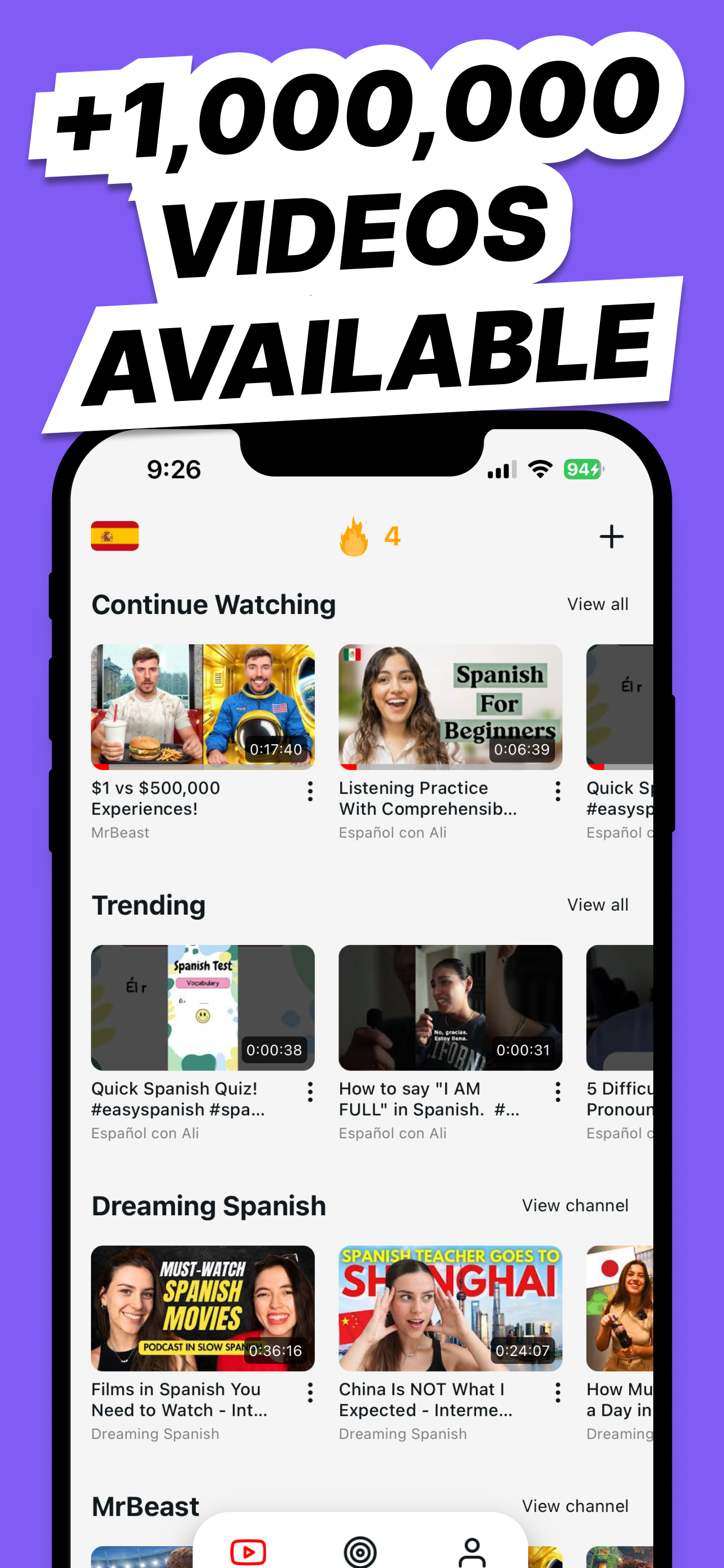 Bilingual - Learn a language with YouTube media 7