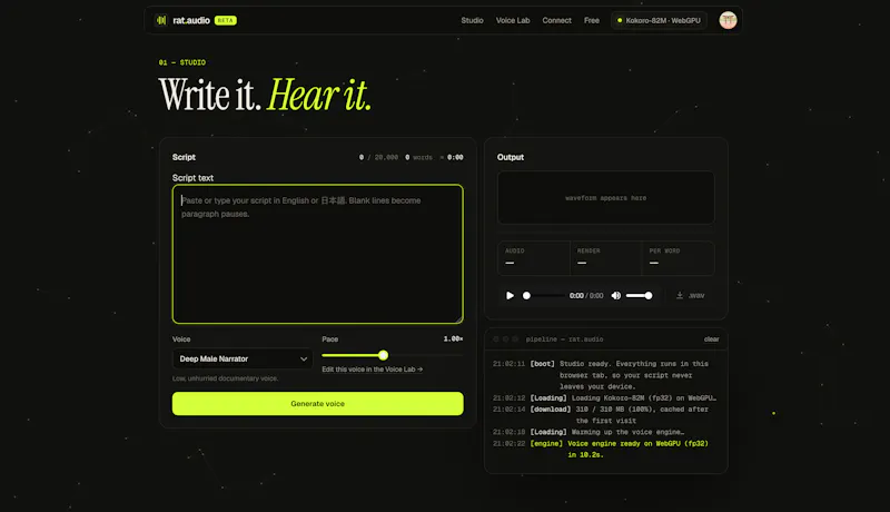 Beta relase v1 screenshot 1