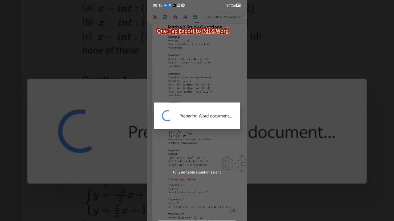 AI MathScanner: Exact Layout OCR gallery image