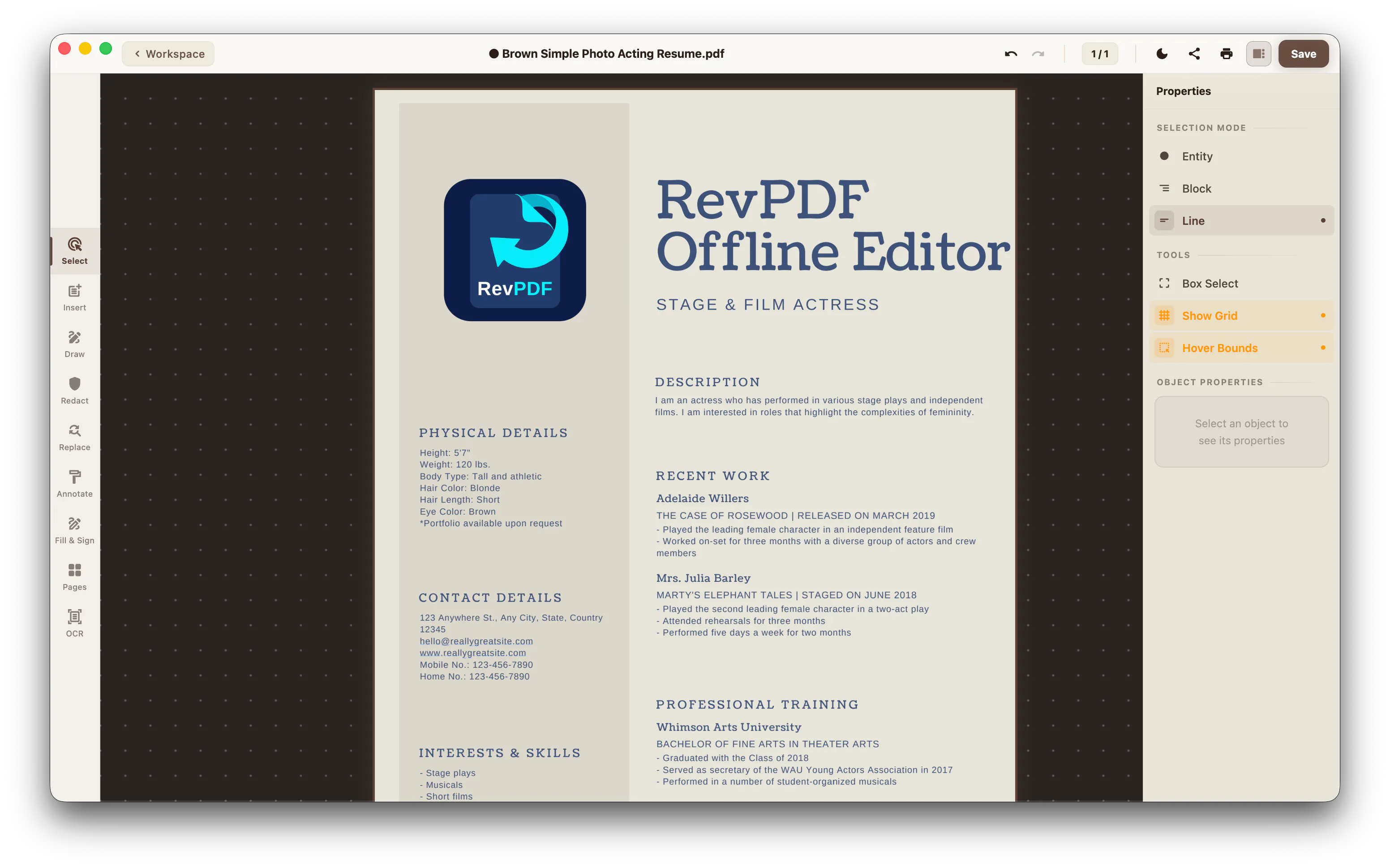 RevPDF - Offline native Pdf editor gallery image