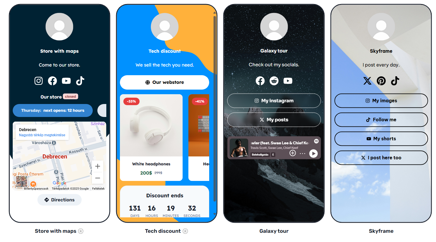 وسائط Linksy - أفضل بديل LinkTree و Beacons مع القوالب 3