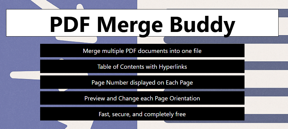 PDF Merge Buddy