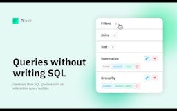SQL Query Generator by Draxlr media 1