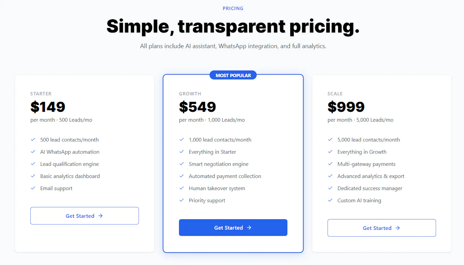 Webhood Sales AI screenshot 2