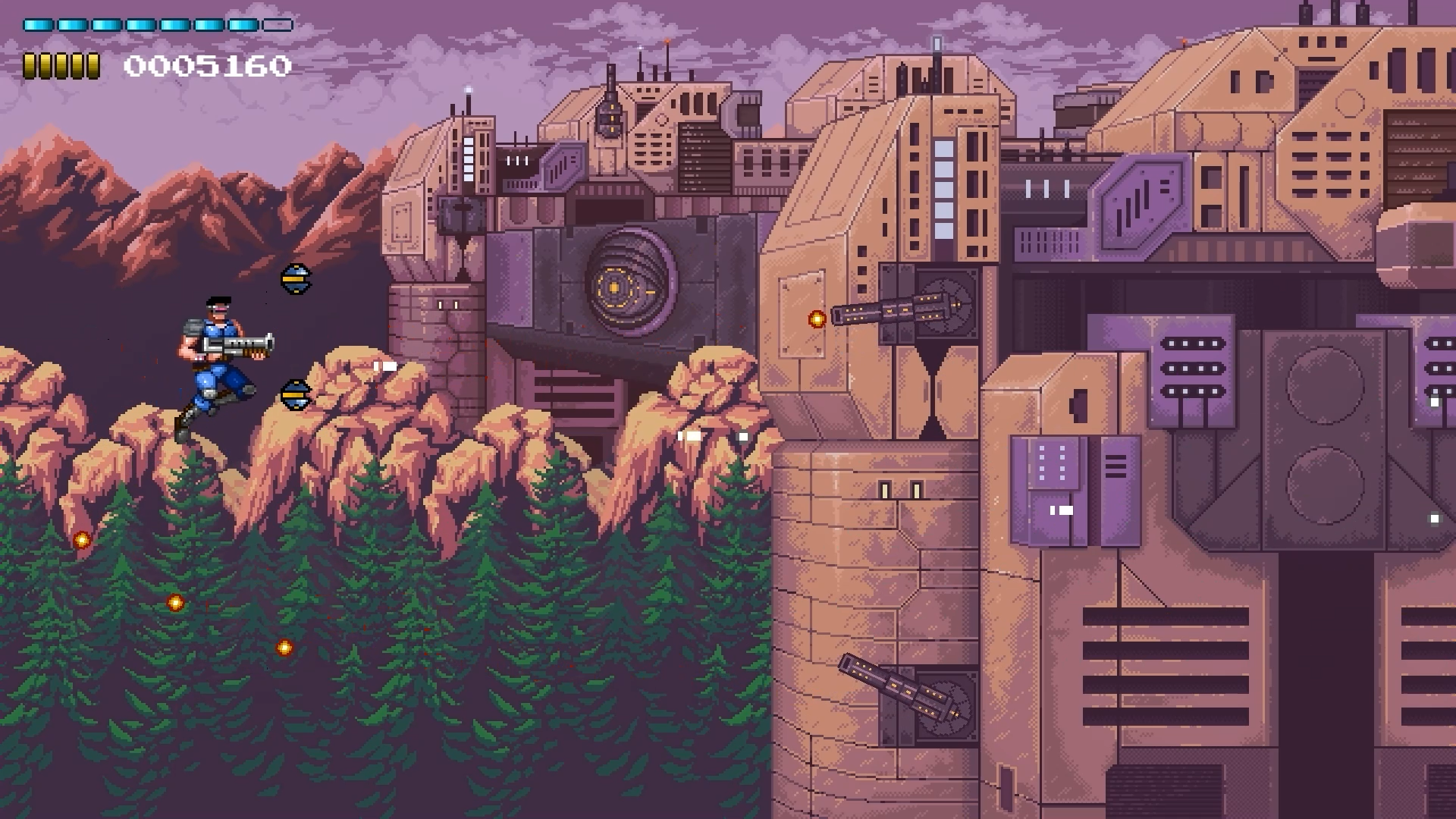 Cyber ​​-Mission - Videospiel, 2D, Pixelkunst, klassisches Spiel, Indie -Spiel Medien 12