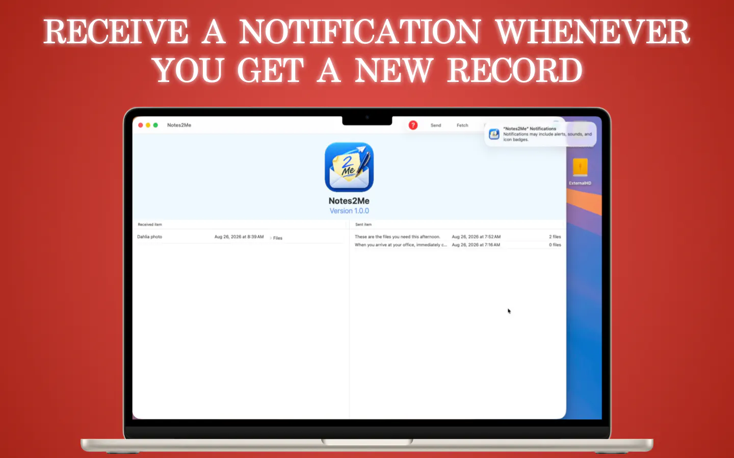 Notes2Me gallery image