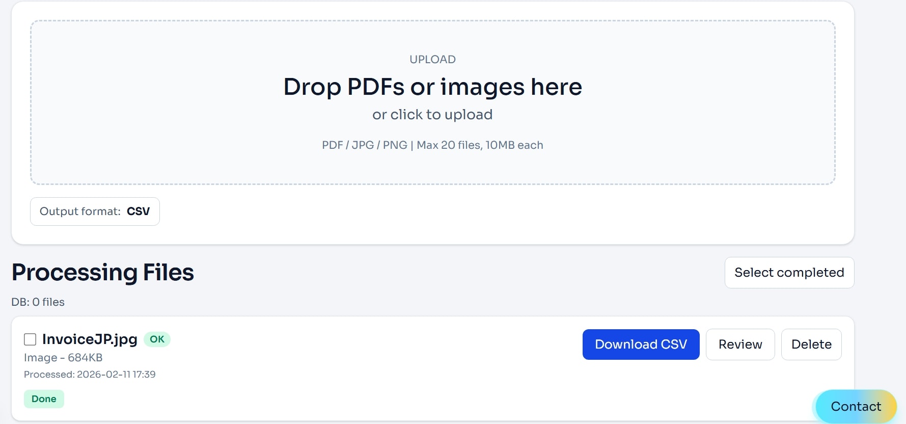InvoiceJP - Screenshot 2 showing product features and functionality