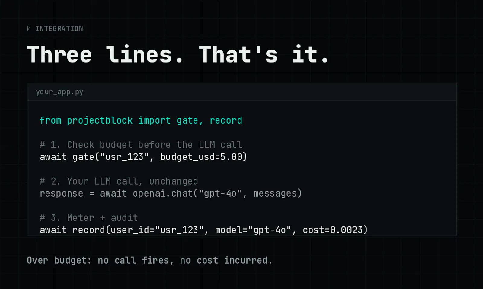 ProjectBlock screenshot 3