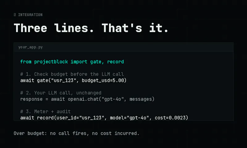 ProjectBlock screenshot 3