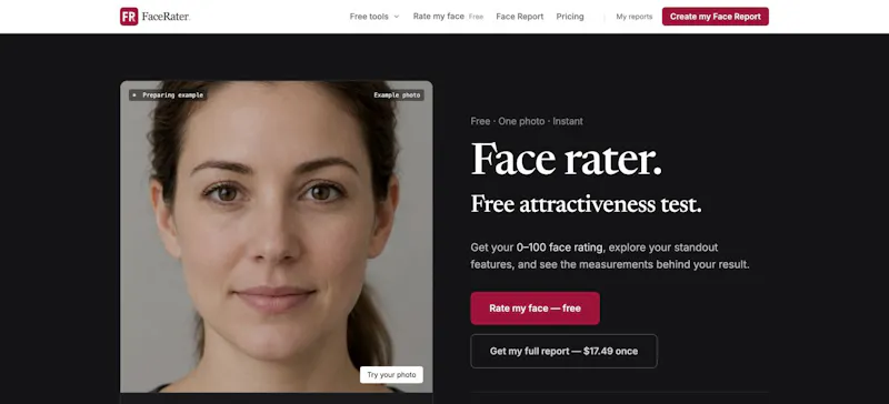 FaceRater screenshot 2