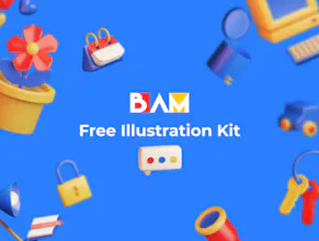 BAM Free 3D Illustration Kit gallery image