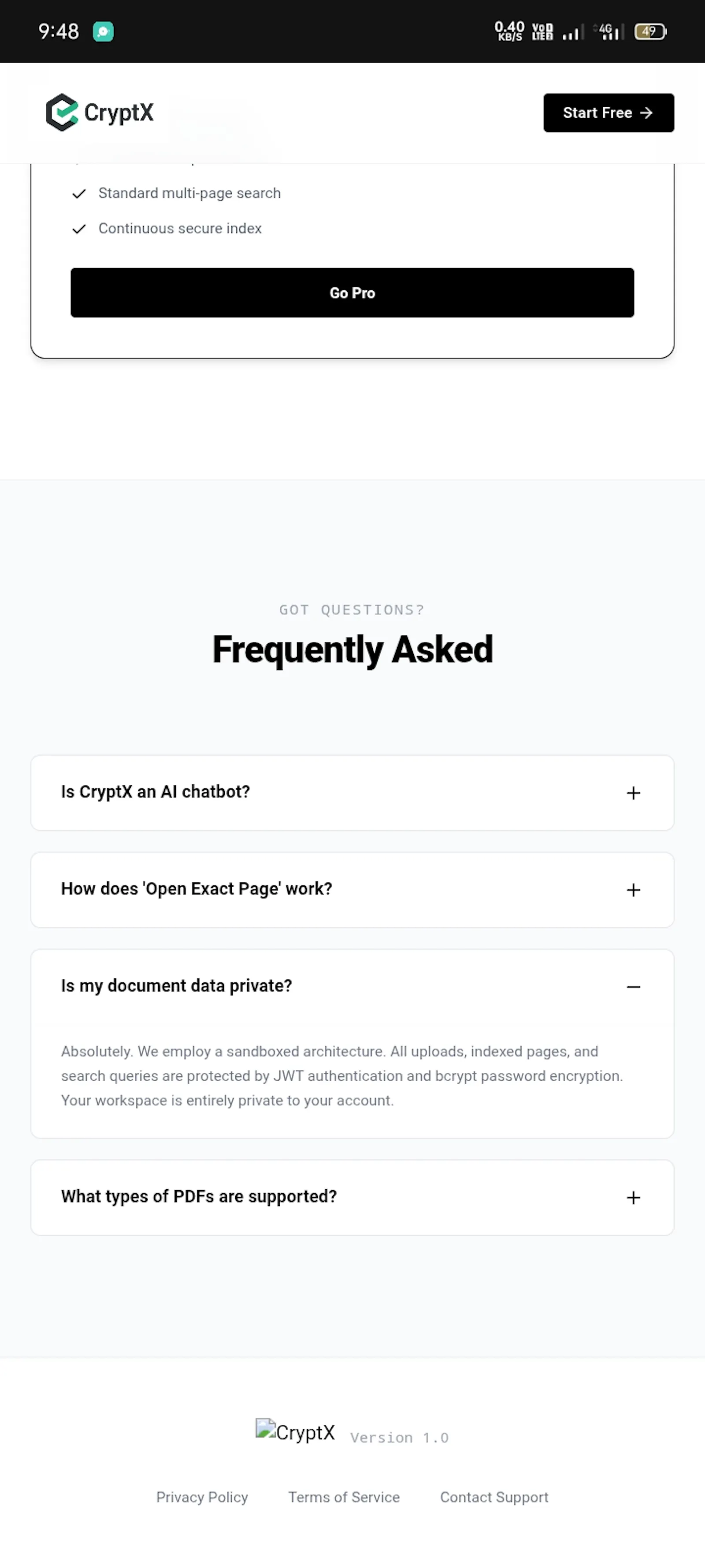 CryptX screenshot 2