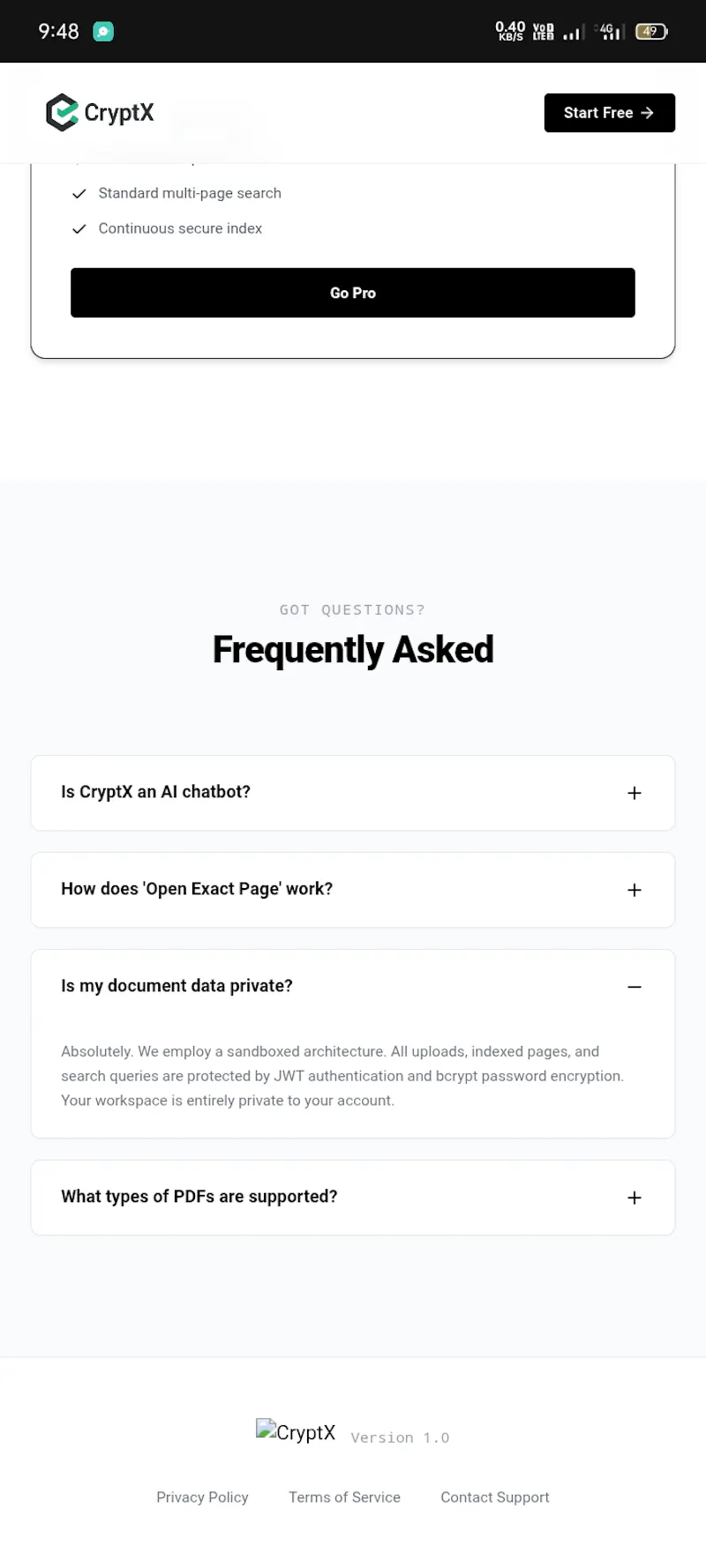 CryptX screenshot 2