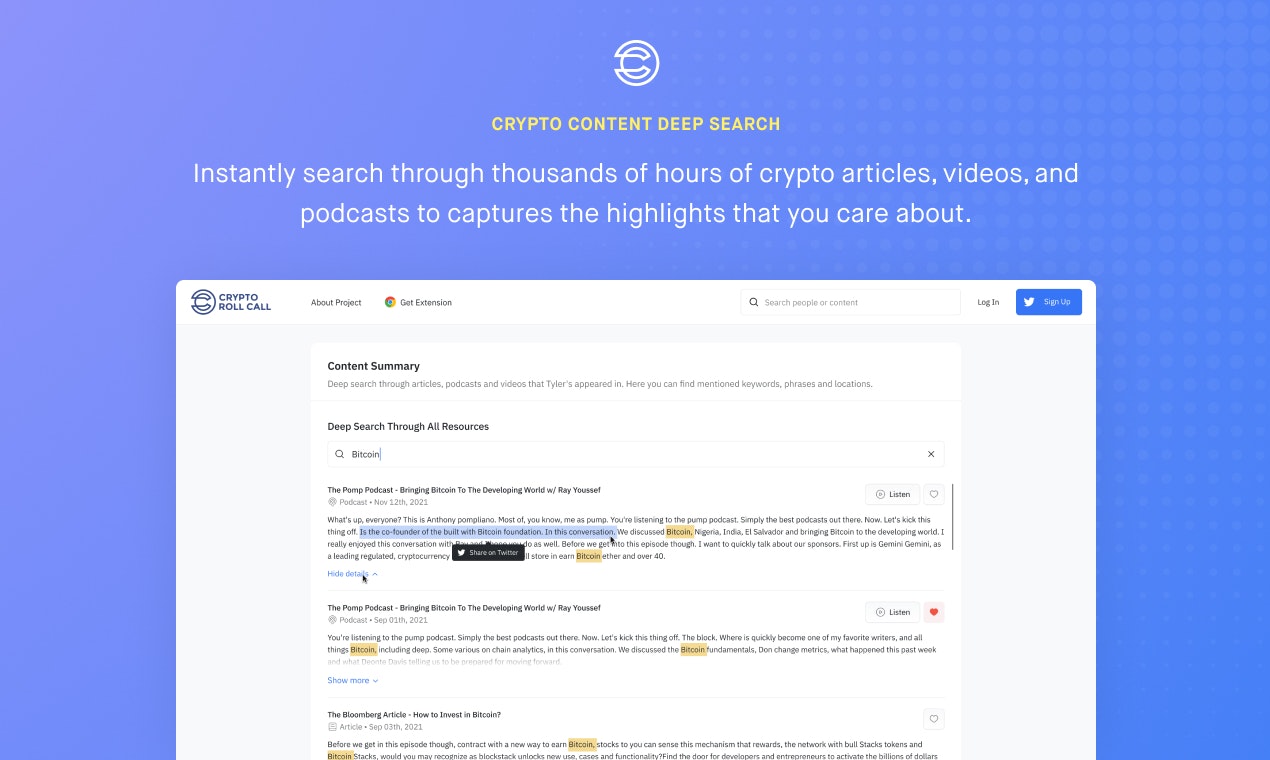 Crypto Roll Call gallery image