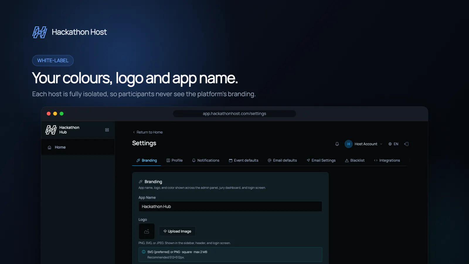 HackathonHost screenshot 4