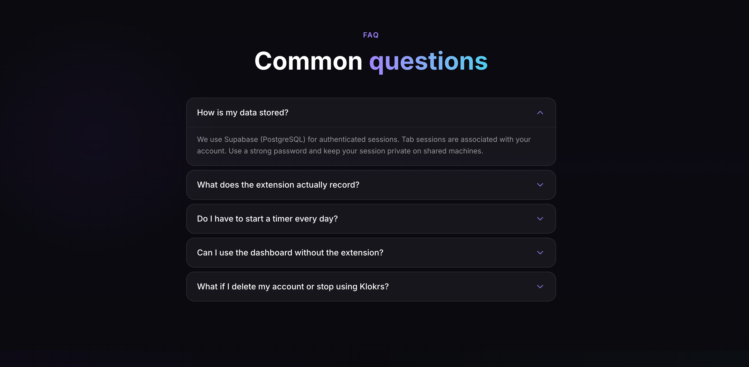 Klokrs — Tab Time Tracker for Engineers gallery image