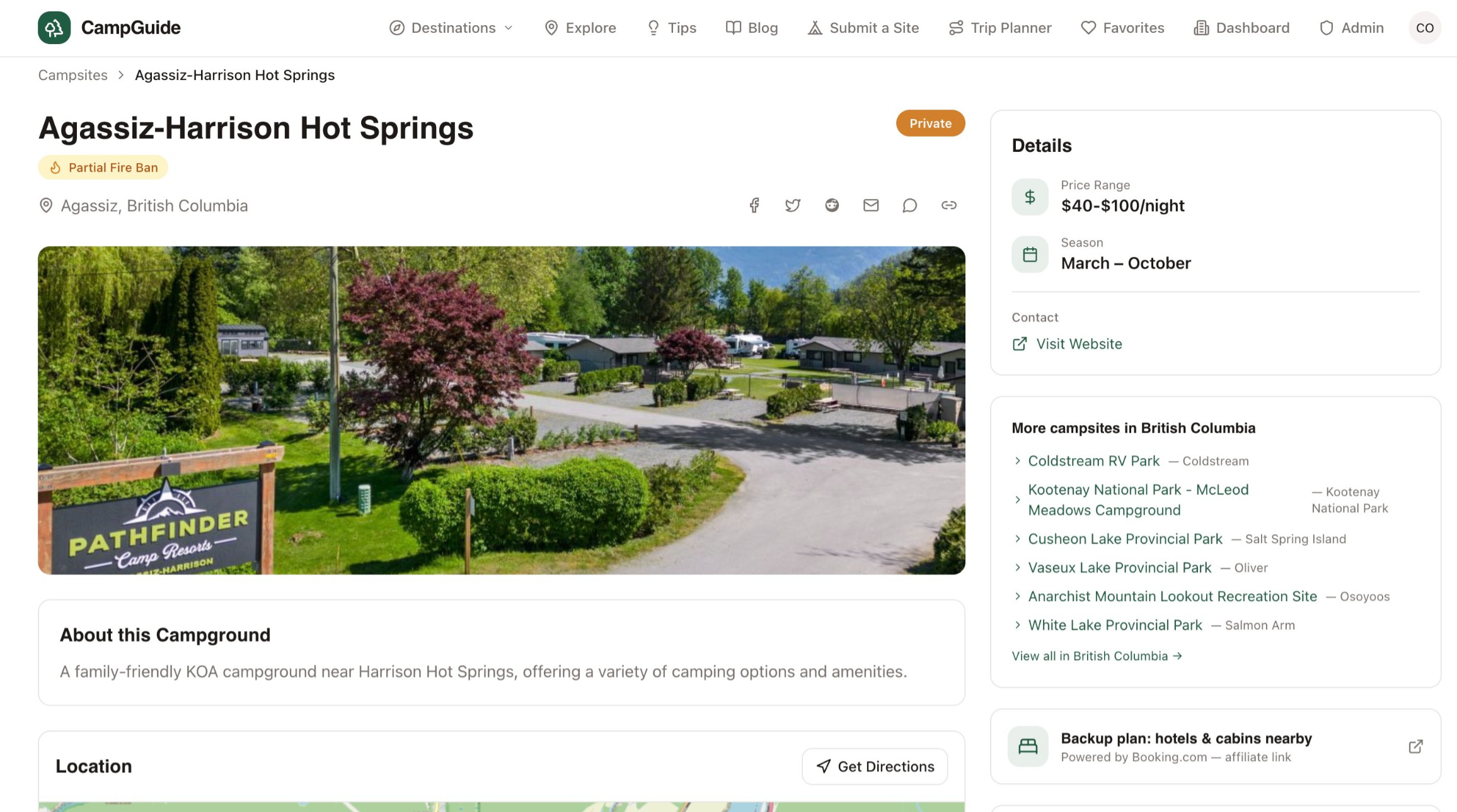CampGuide gallery image