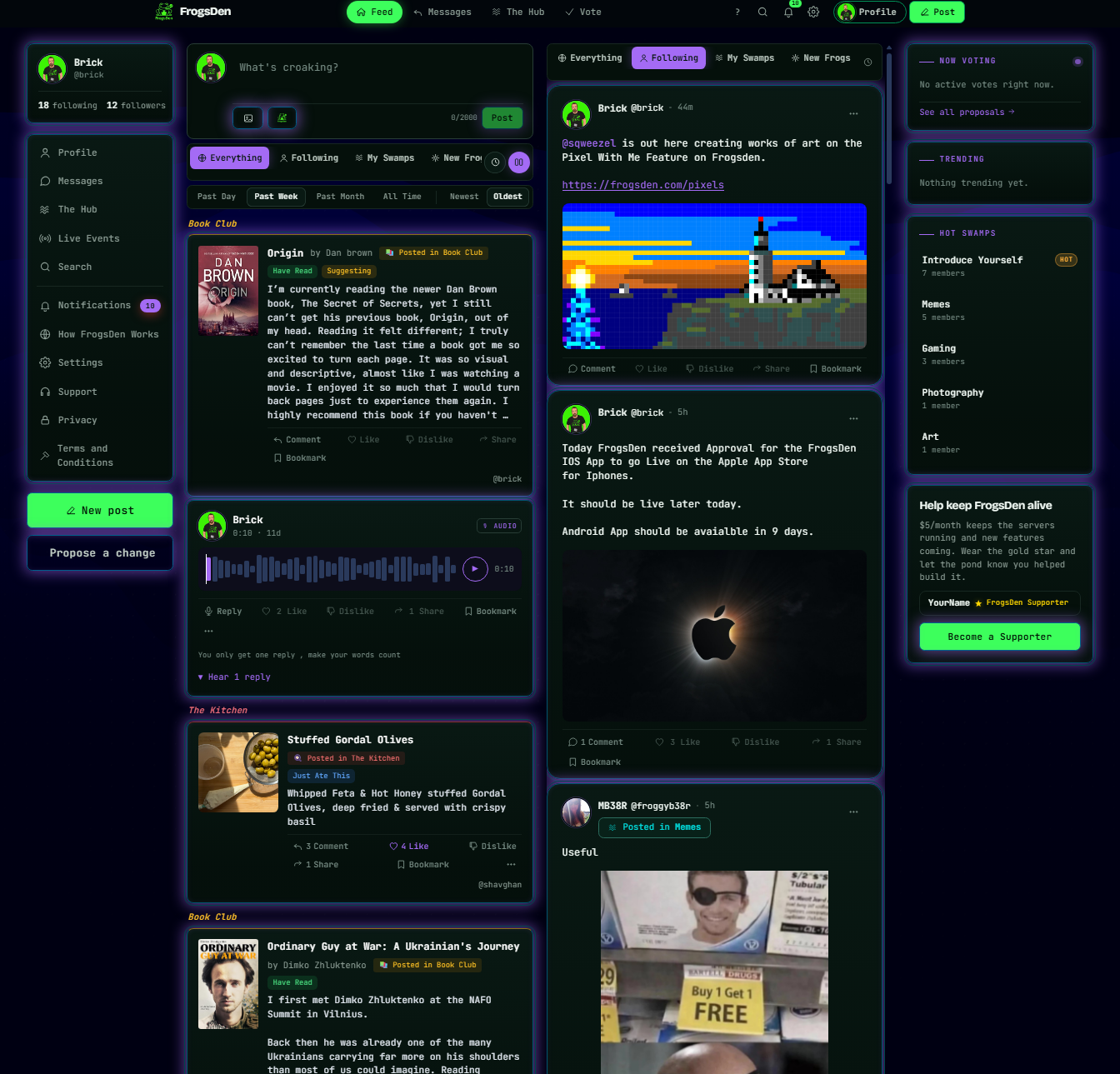 FrogsDen gallery image