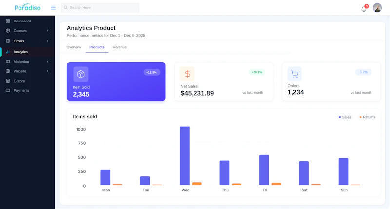 Paradiso Solutions screenshot 4