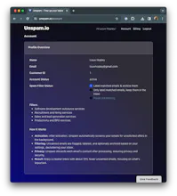 Unspam.io gallery image