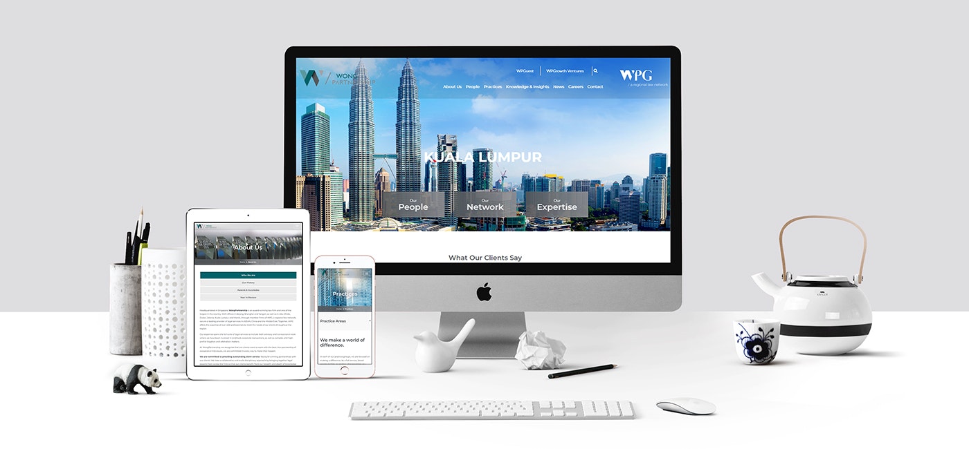 Wong Partnership Website by Verz Design
