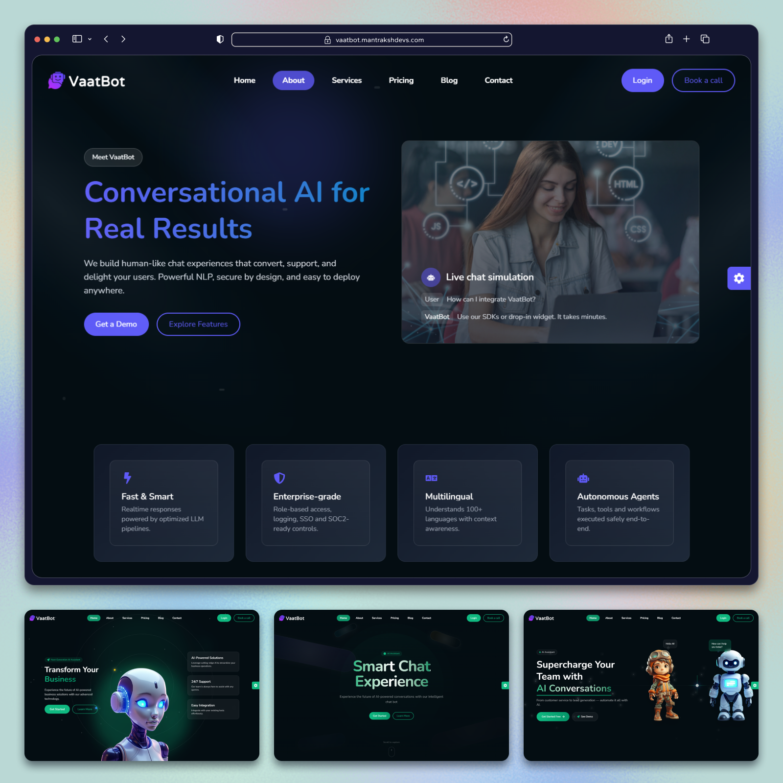VaatBot - AI Chatbot gallery image