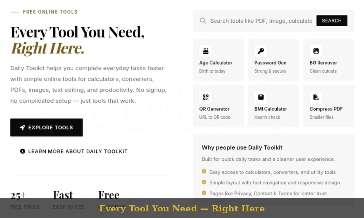 Daily Toolkit gallery image