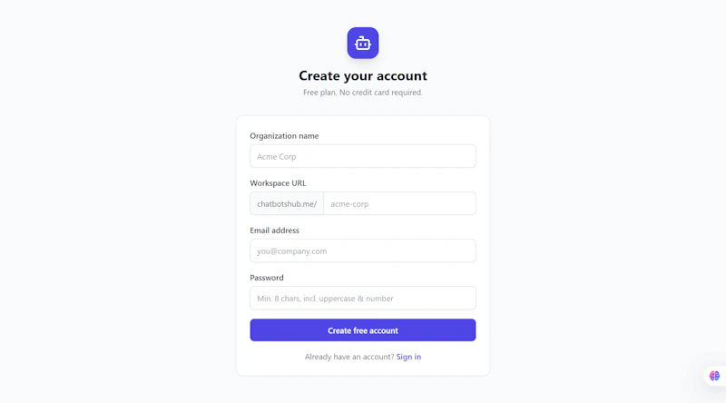ChatbotsHub screenshot 2