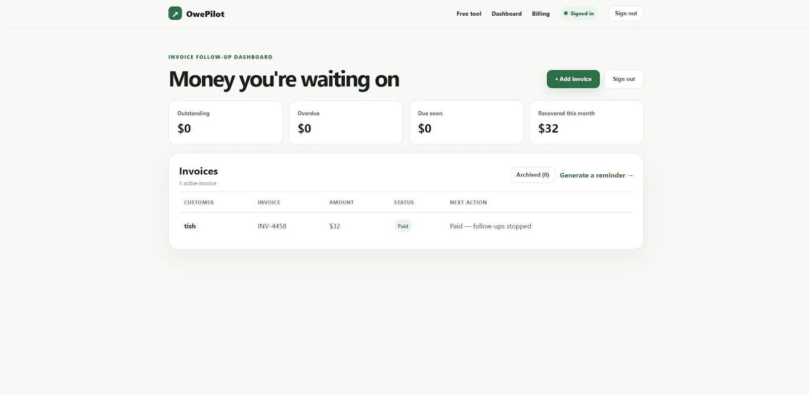 OwePilot screenshot 5