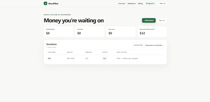 OwePilot screenshot 5