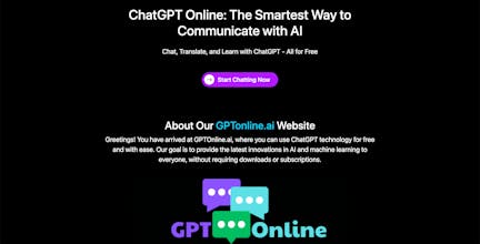 ChatGPT Online - GPTOnline.ai gallery image