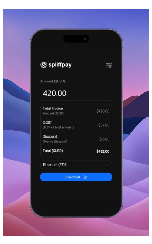 Media spliffpay - Menerima pembayaran crypto yang mudah dibuat 2