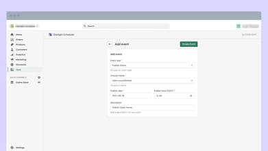 Scheduler for Shopify gallery image