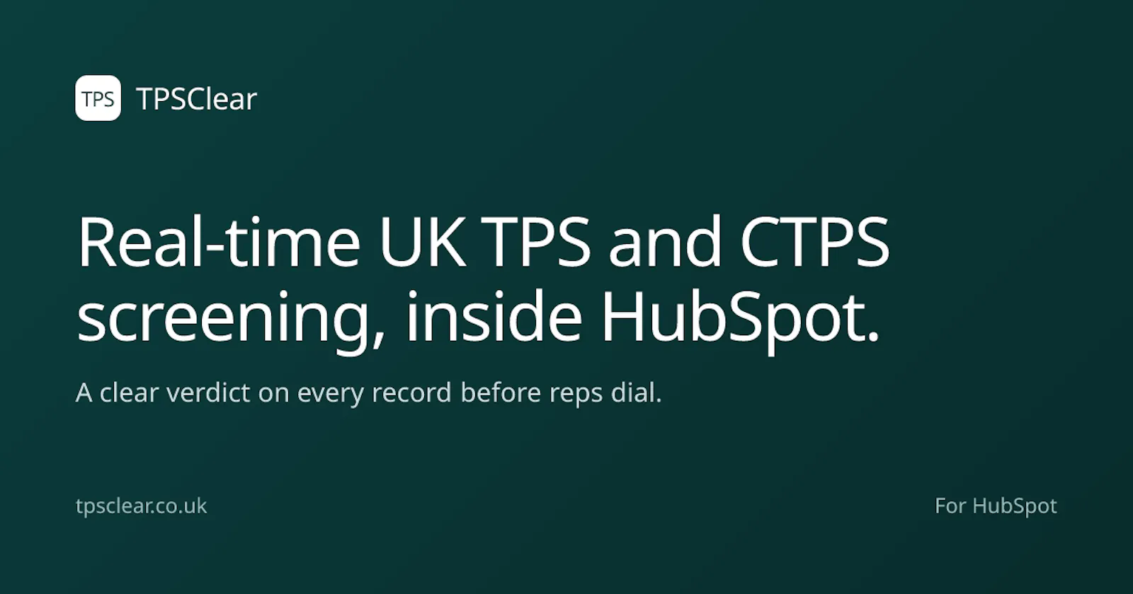 TPSClear screenshot 2