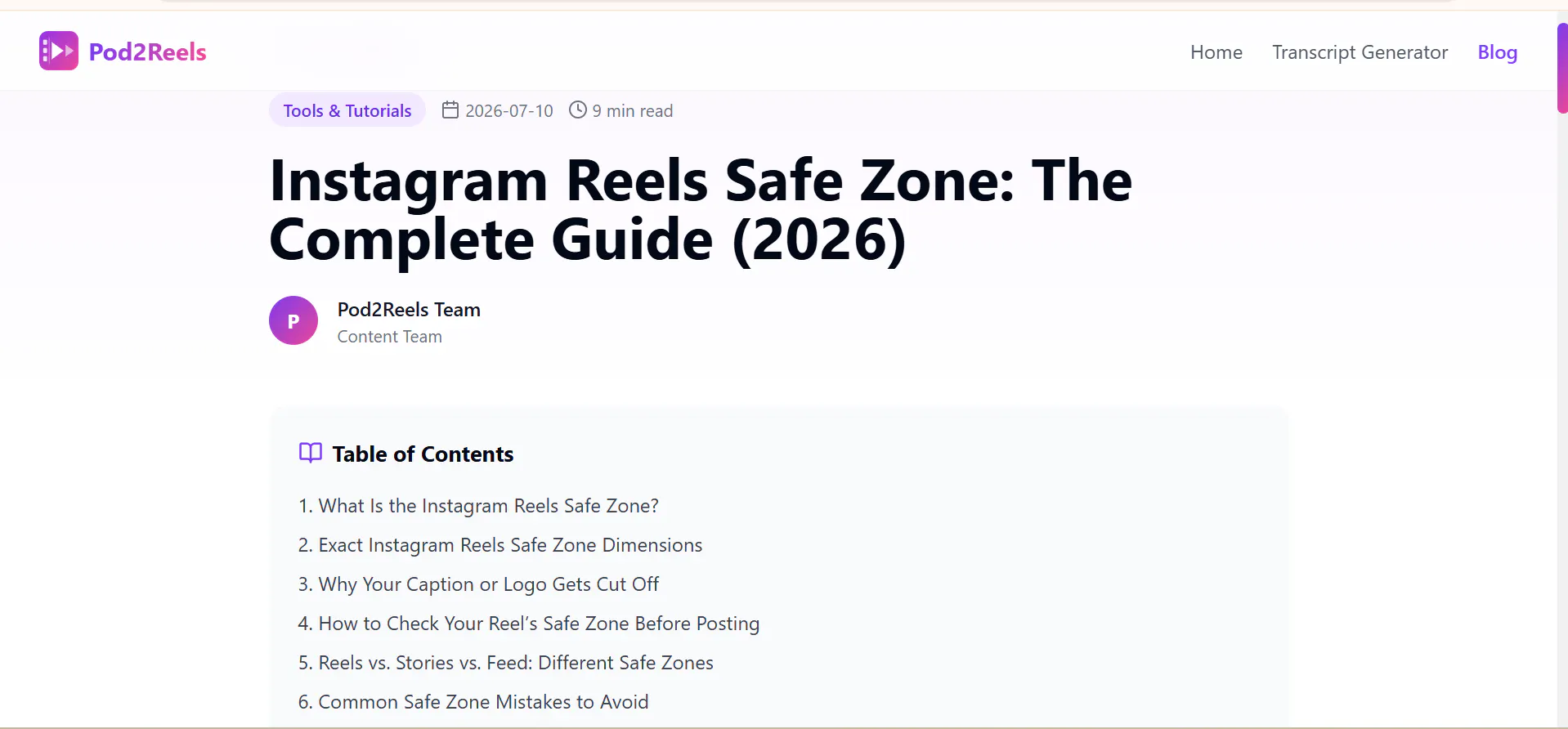 Instagram Reels Safe Zone Checker gallery image