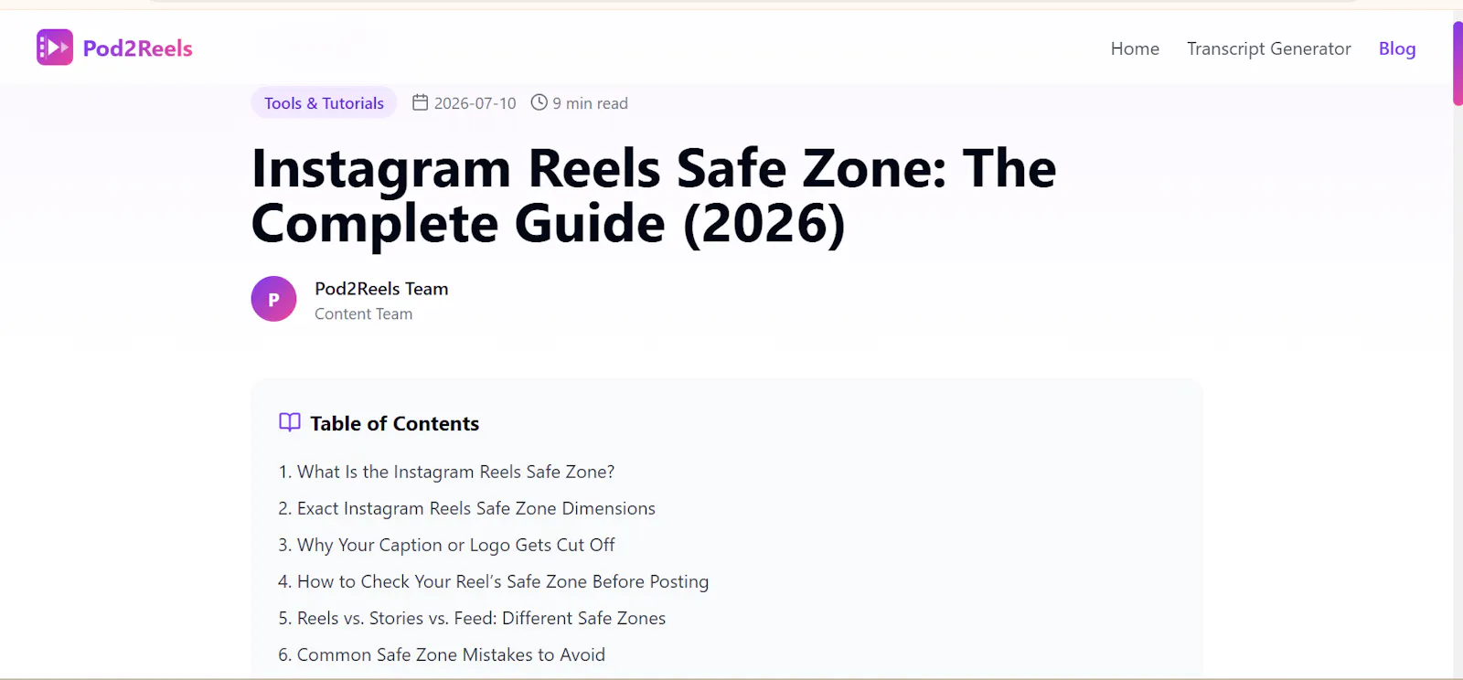 Instagram Reels Safe Zone Checker screenshot 2