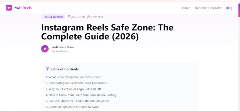 Instagram Reels Safe Zone Checker screenshot 2