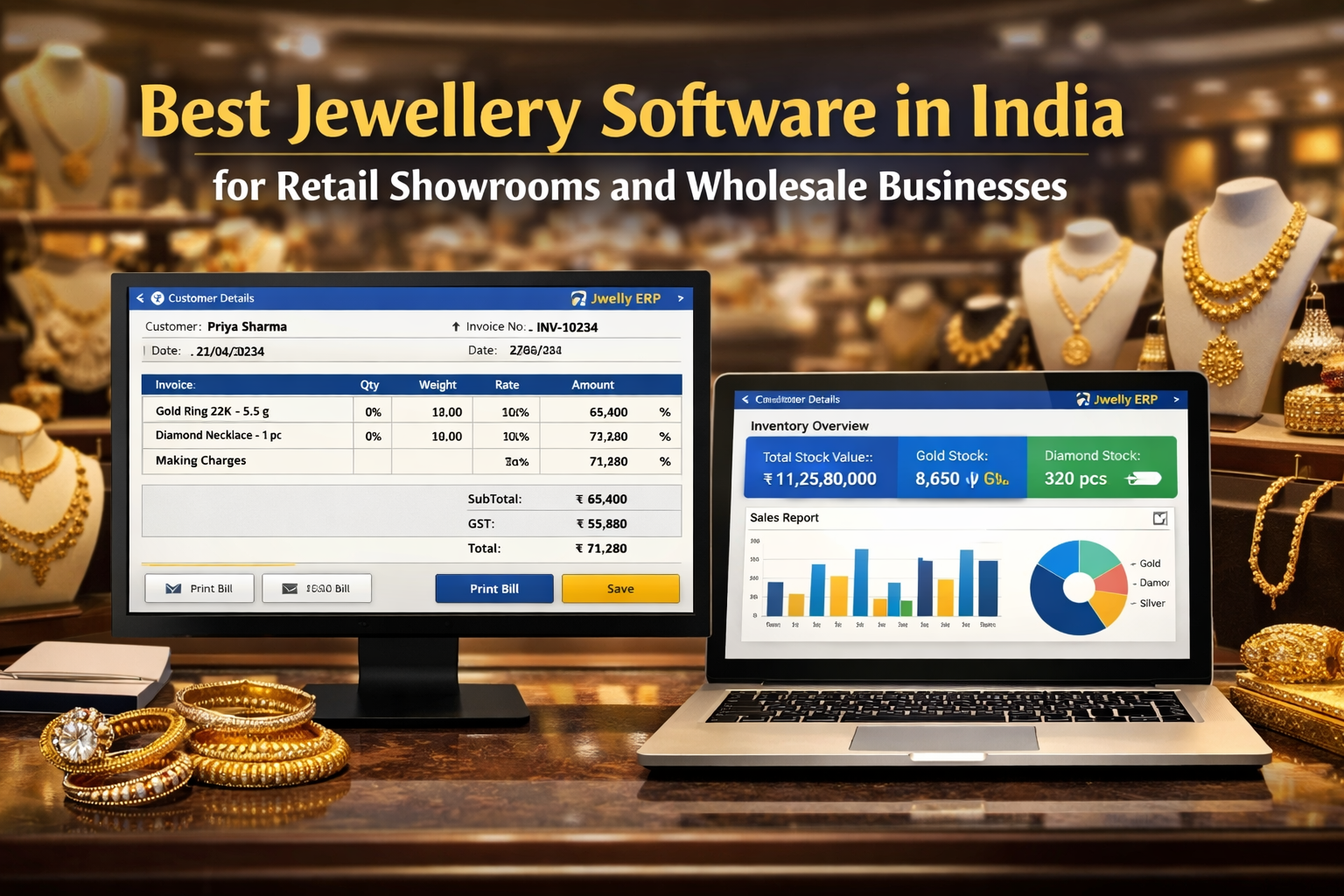 Jwelly ERP – Smart Jewellery ERP - Screenshot 5 showing product features and functionality