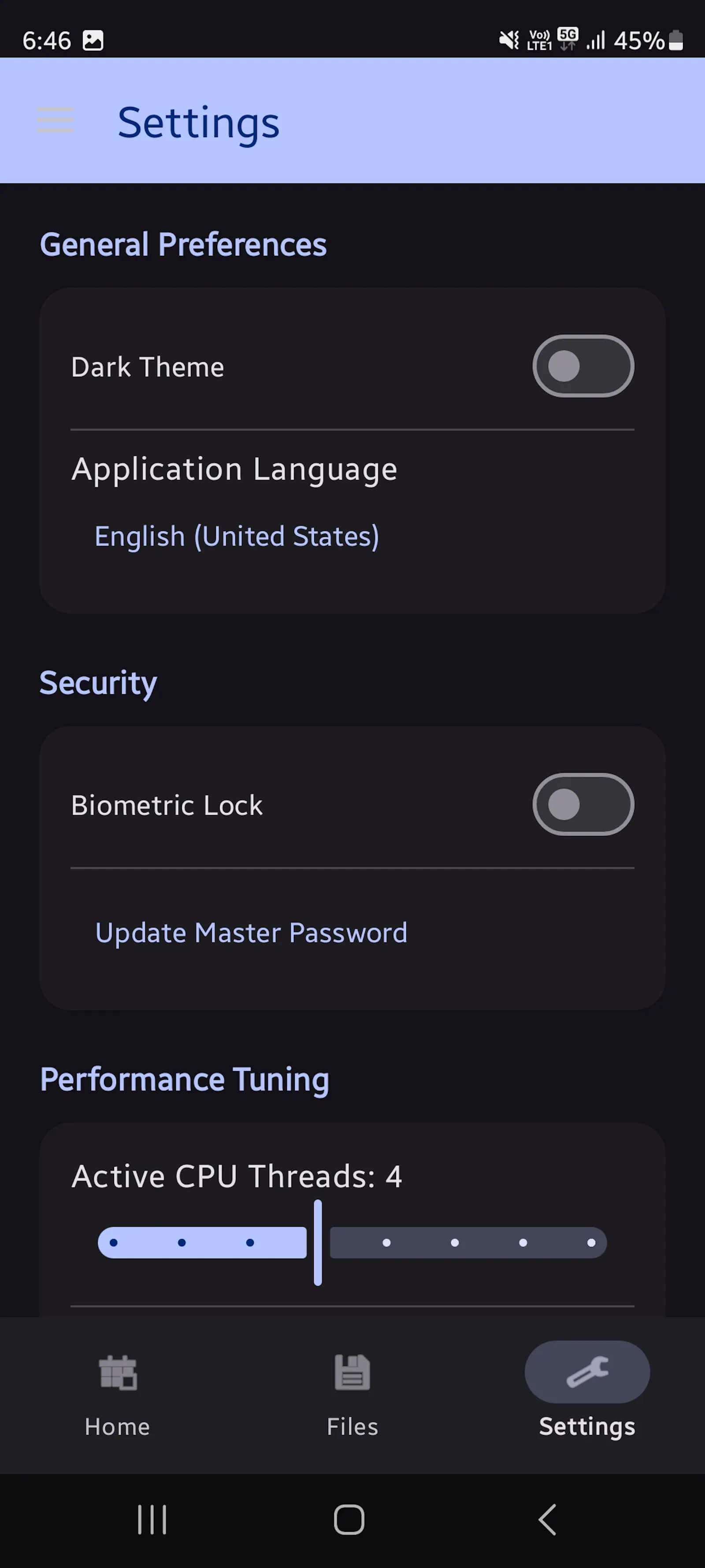 Optimind compress and Archiver  screenshot 2