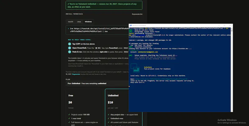 Twinstack screenshot 3