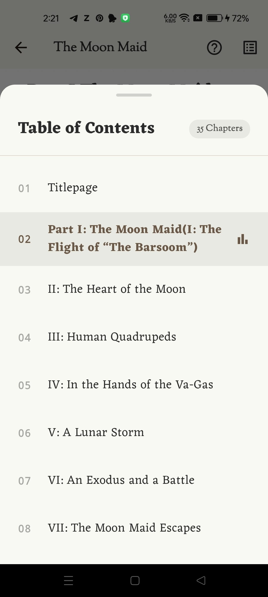 fliif Reader eBook app - Screenshot 4 showing product features and functionality