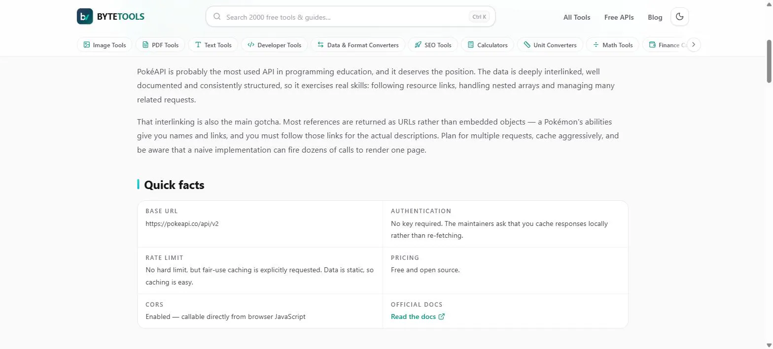 ByteTools API Directory gallery image