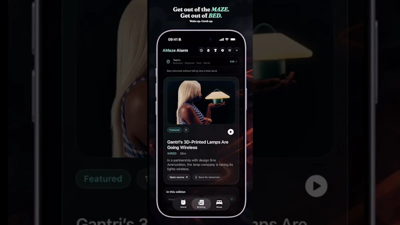 AMaze Alarm screenshot 1 (video preview)