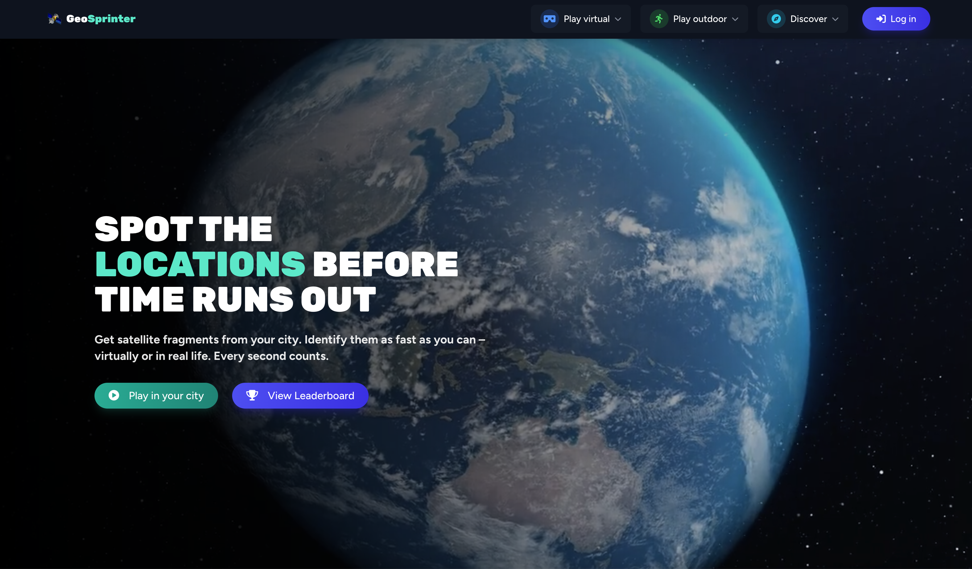 Mídia 1 de GeoSprinter - Corra contra o relógio para identificar locais do céu 🚀
