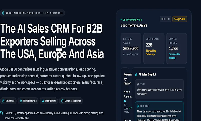 GlobalSell AI screenshot 1