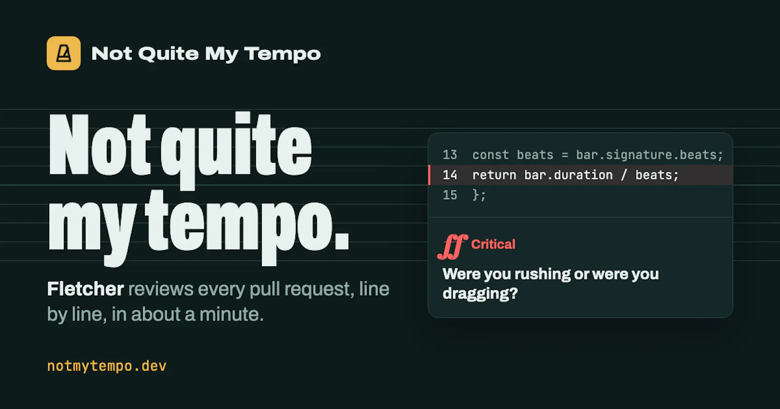 Not Quite My Tempo screenshot 1