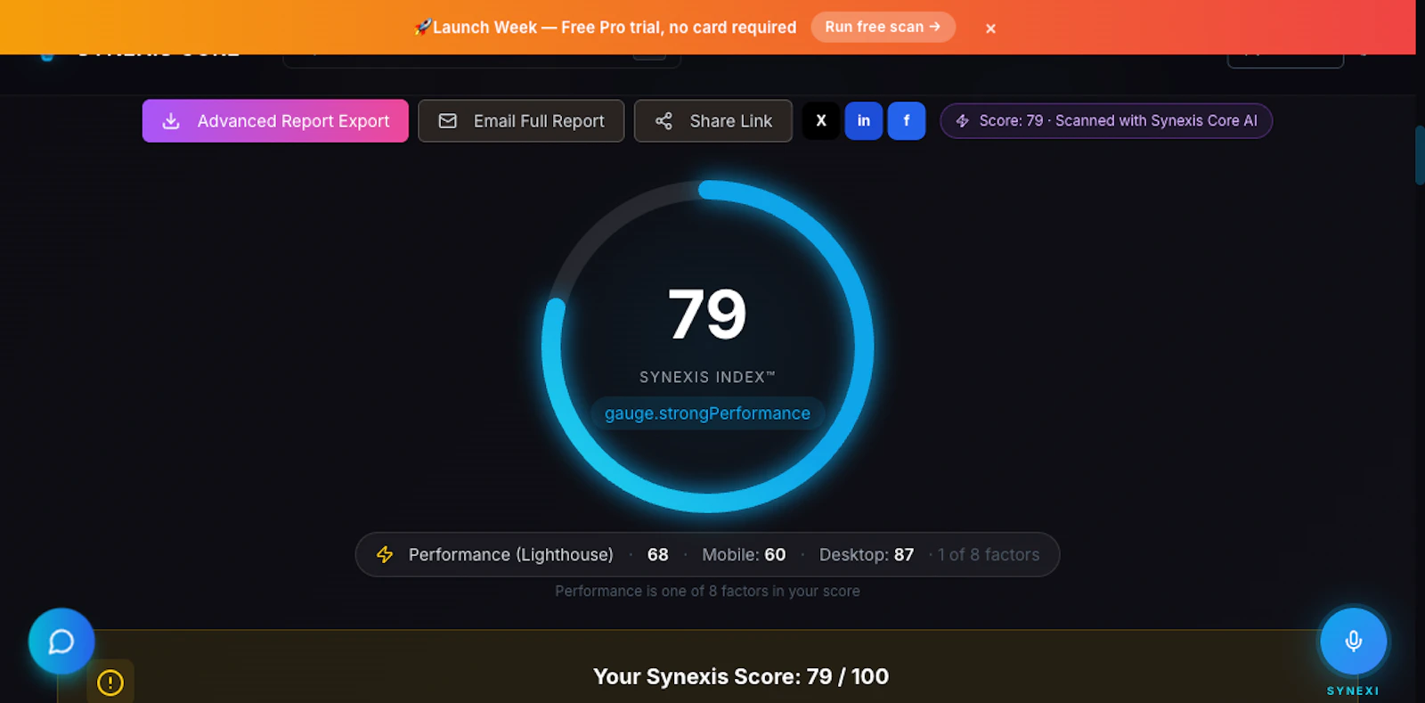 Synexis Core™ screenshot 2