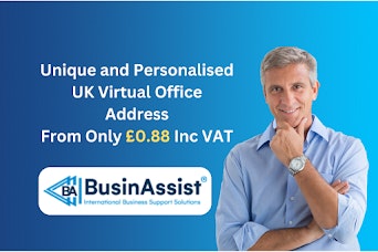 Média Adresse du bureau virtuel du Royaume-Uni - Businassiste - Adresse du bureau virtuel du Royaume-Uni Londres - À partir de seulement 0,88 £ PW 1