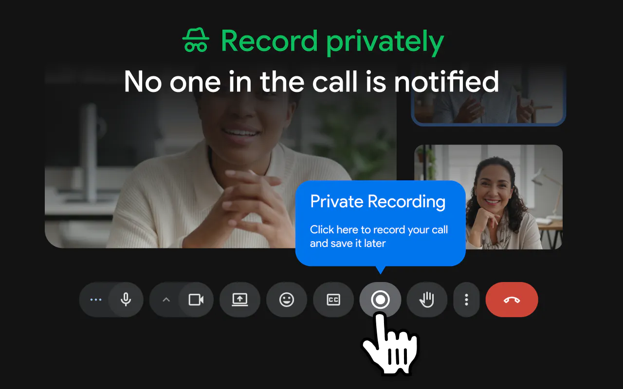 startuptile RecordMeeting-Record and transcribe Google Meet calls in one click