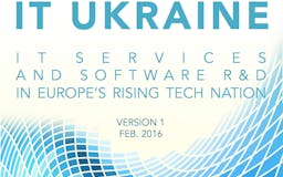 IT Ukraine - IT Services And Software R&D In Europe's Rising Tech Nation media 2